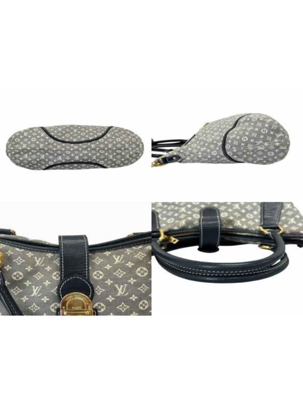 Louis Vuitton Monogram Idylle Elegy 2-Way Tote Shoulder Bag Navy - Picture 7 of 9